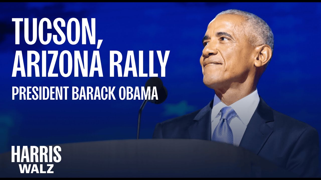 President Barack Obama Speech at Arizona Rally for Harris-Walz